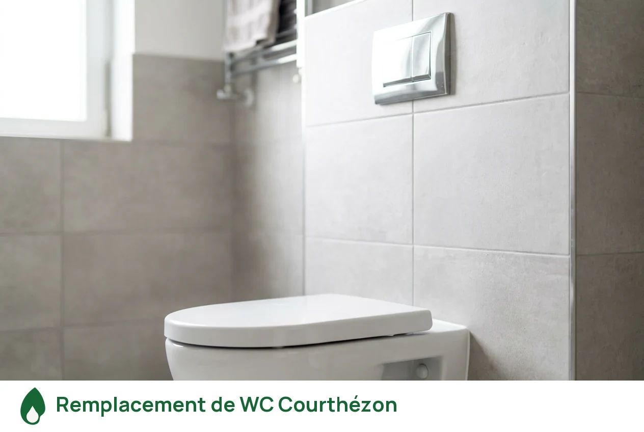 Remplacement de WC à Courthézon