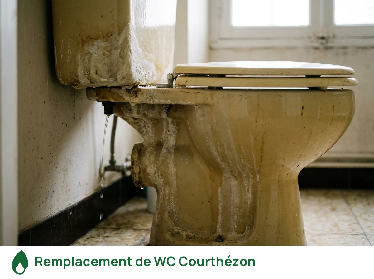 Remplacement de WC à Courthézon