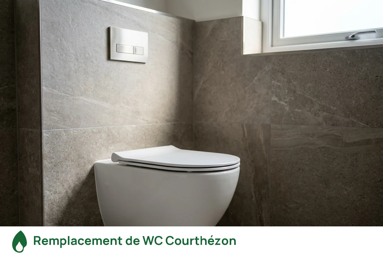 Remplacement de WC à Courthézon
