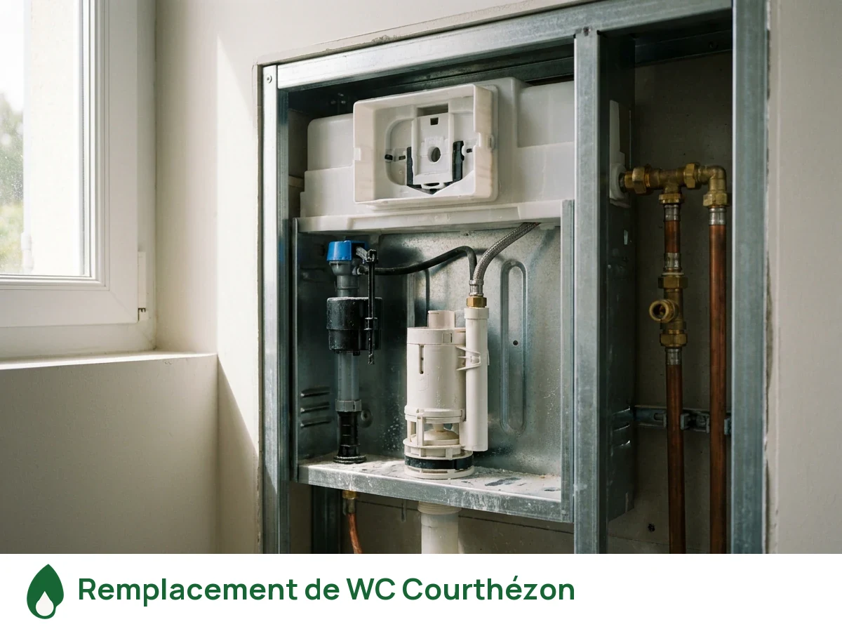 Remplacement de WC à Courthézon